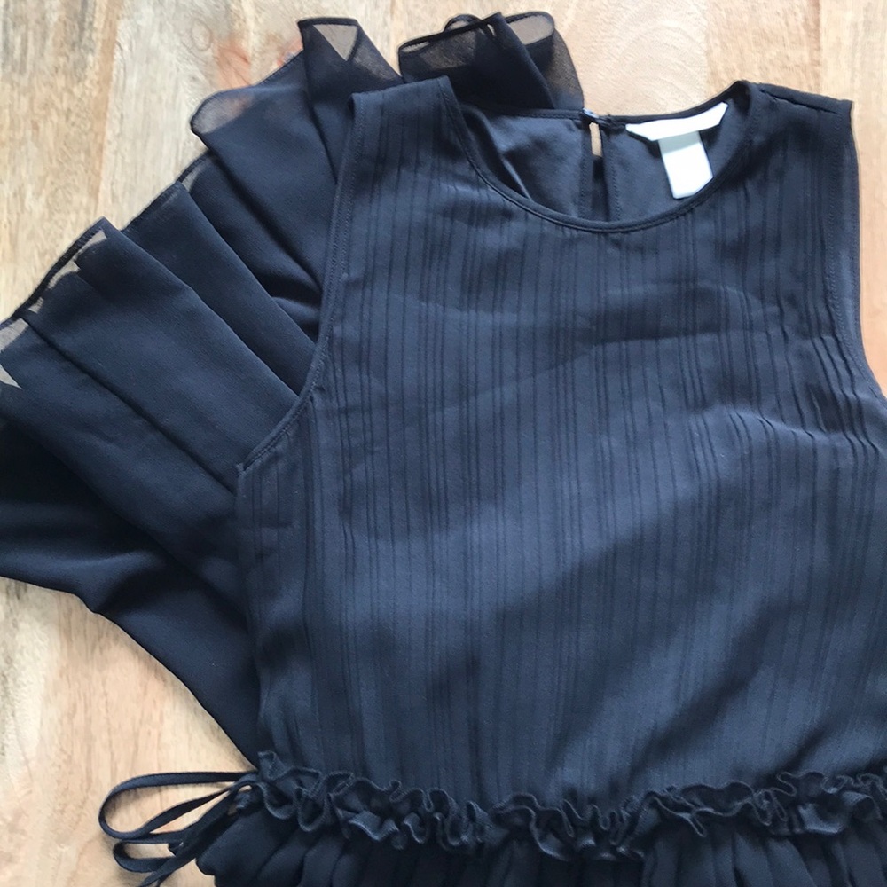 H&M black maxi dress, size 8